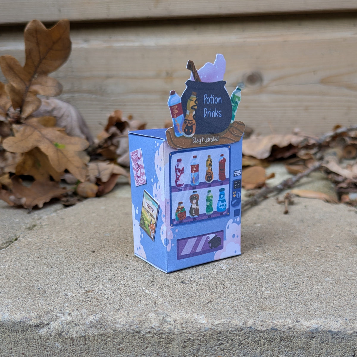 Little Magical Vending Machine Papercraft - Potion Drinks